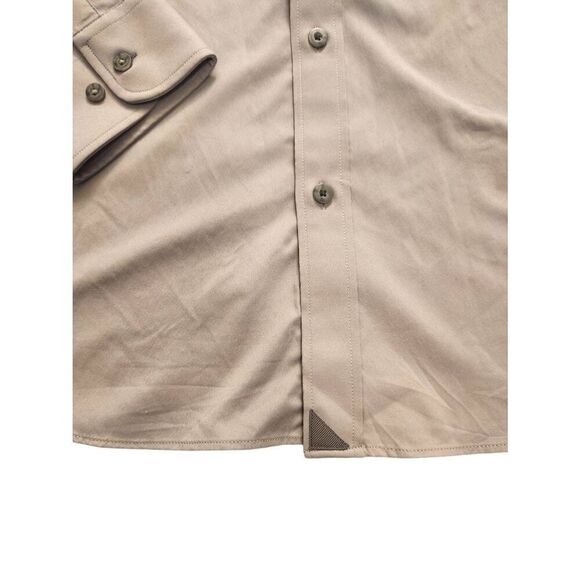 UNTUCKit Performance Nylon Stretch pocket Button up Gray button up Men 2XL shirt - Picture 8 of 9